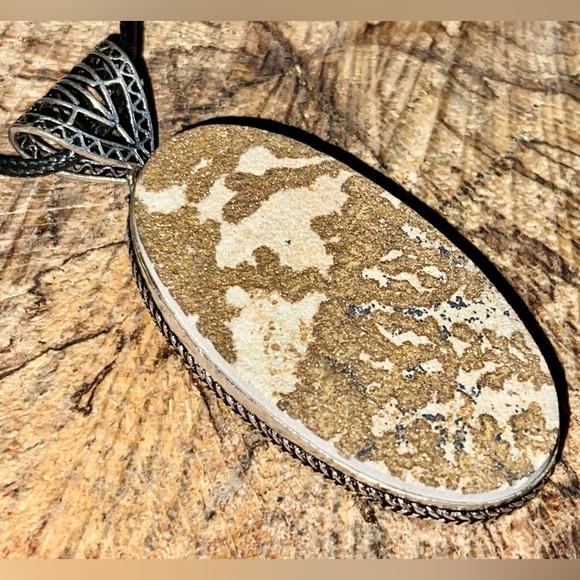 Large German Dendritic Agate Pendant 3” - Picture 6 of 9